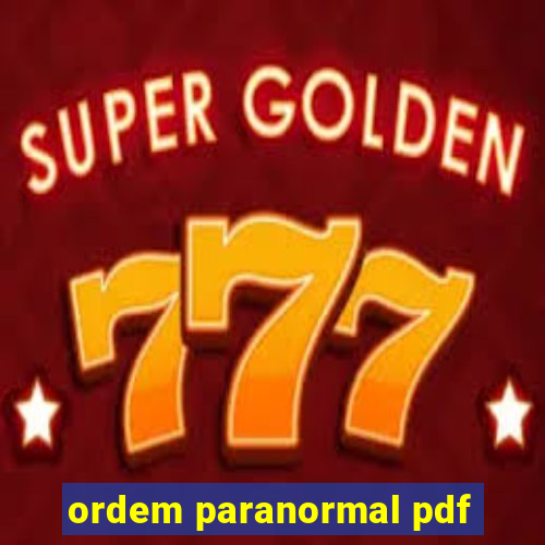 ordem paranormal pdf